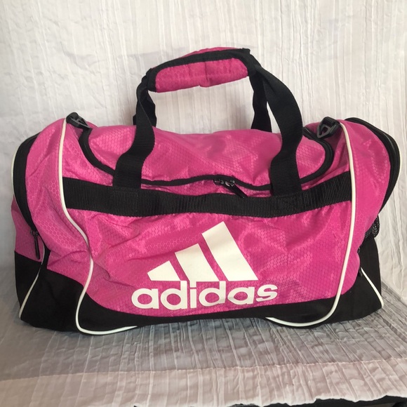 adidas Bags Adidas Large Zip Up Gym Bag Tote Carry On Luggage Pink
